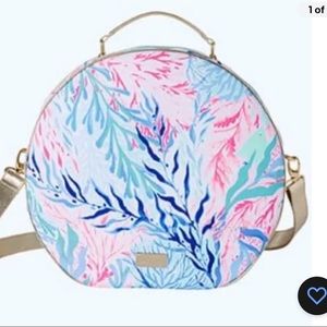 NWTs Lilly Pulitzer Hat Box Kaleidoscope Coral
